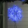 LED figure "Snowflake", 55 cm, Duralight, 144 LED, 220 V, flicker, glow of blue/white