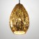 Lamp Bayerlux "Tosso" E27 40W gold 15x15x26-126 cm