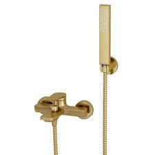Wasserkraft ABENS 5501 bath mixer, single -leaf, watering can, pour 170mm, matte gold 75777
