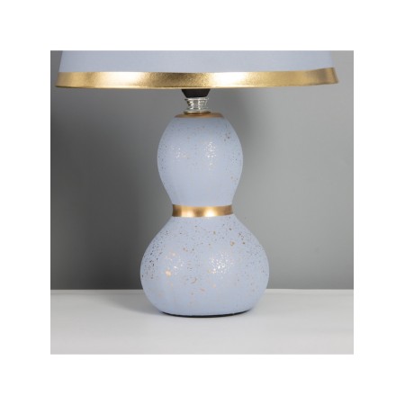 Table lamp "bend" 1x40W E14 gray/gold 22.5x22.5x35cm-3