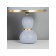 Table lamp "bend" 1x40W E14 gray/gold 22.5x22.5x35cm