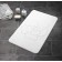 Diamond bathroom mat, white color 55x50 cm