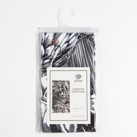 Ethel towel Palm Leaves 40x73 cm, 100% cotton, sarzha 190 g/m2-4