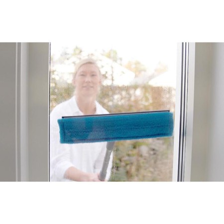 Mop for washing glasses and mirrors with a change of microfiber nozzle-2