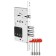 Soldem-cut Fuaro V25/S-60.85.3R16, SUVALD, with a latch, 4 keys