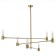 Ceiling Ceiling ST LUCE. SL1239.303.06. Vitra. 6x5 watts, G9, 4000k, 115x115x93 cm, brass color