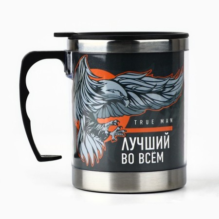 Термокружка True man, 400 мл, сохраняет тепло 2 ч-2