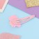 Invisibility for hair "Adele" (set 2 pcs) crocodile, 5.5 cm, pink
