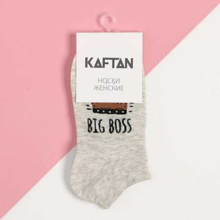 Women's socks KAFTAN BIG BOSS, size 36-39 (23-25 ​​cm) color mix-10