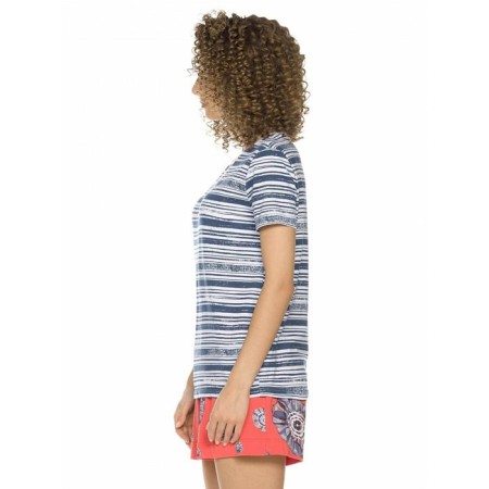 Female set, size XS, dark blue color-1