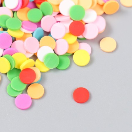 Decor for creativity plastic "Confetti. Brightness" 0.6 cm 20 g-1