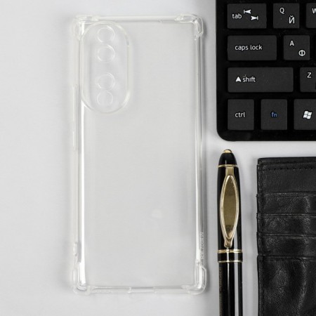 Ibox Crystal case, for Honor 70, silicone, anti -shock, transparent