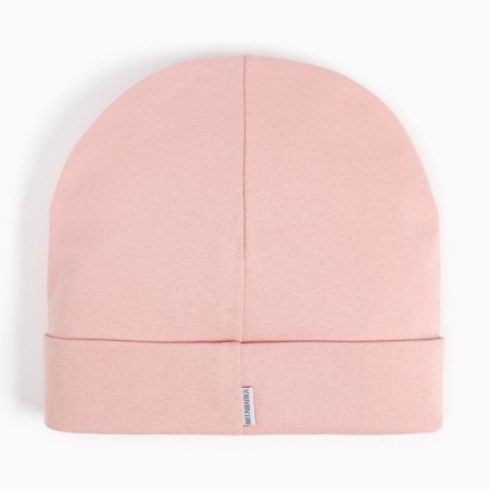 Hat for girls, peach color, size 52-54-2