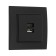 Roset with USB-A + USB-C connectors, 2.1 A, 5V, TOT ELEAGANT, hidden, black