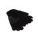 Men's gloves minku is plain, col. Black, rr 9-10 (22-24 cm)