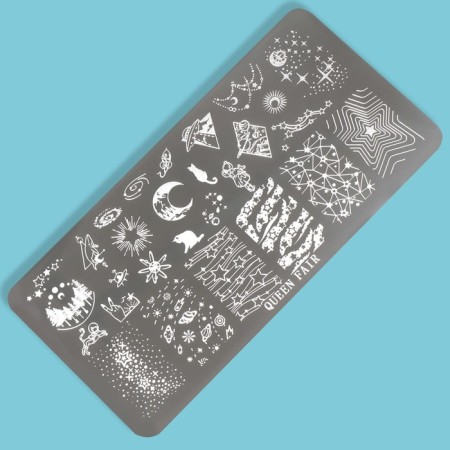 Stamping disk Metal "Sketches", 12 × 6 cm-3