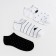 Set of women's socks (3 pairs) minku white/black color, size 36-37 (23 cm)