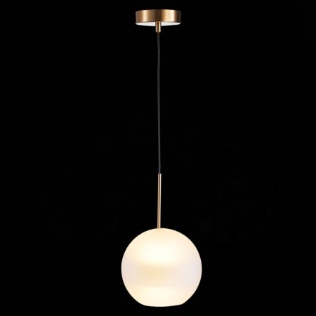 Suspension lamp ST LUCE. SL1133.533.01. Bopone. 1x40 watts, E27, 20x20 cm, brass color-1
