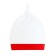 Hat with node children's bossa nova "Favorite Santa Claus", height 68 cm, white color