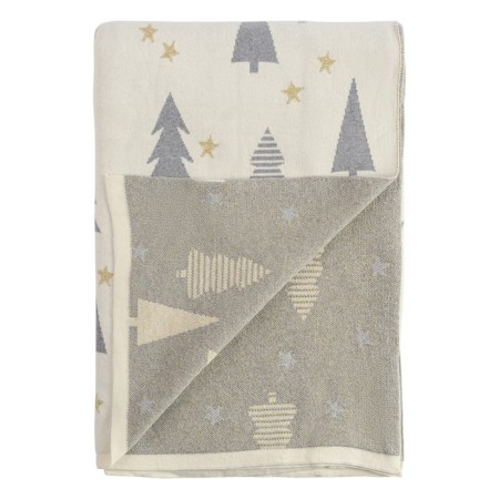Плед с новогодним рисунком Magic forest New year Essential, размер 130х180 см-3