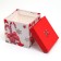 New Year. Box gift New Year's folding "New Year Lollows" 15x15x15 cm.