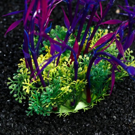 Artificial aquarium plant, 22 cm, purple-2