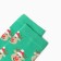 Women's socks New Year deer, green color, size 36-40
