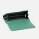 Women's wallet on magnets, green color