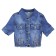 Denim jacket for girls, height 122 cm, blue color