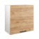 Hinged cabinet 600 Simple, 600x300x600, oak gold craft/white