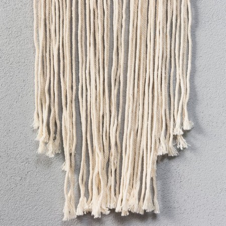 Panel wall -mounted macrame "Green Peony" 70x19 cm-3