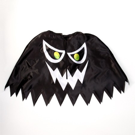 Carnival cape "terrible ghost", length 60 cm, black color-3
