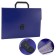 A4 Calligrata Portfli folder, 13 departments, 700 μm, up to 300 sheets, blue