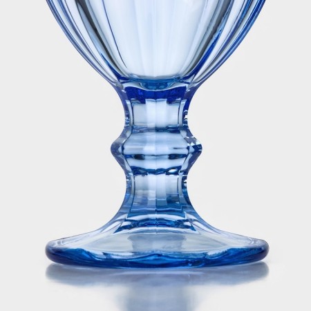 Glass glass for the wine "Roman", 240 ml, blue color-1