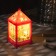 LED figure "Lantern with Santa Claus" 6 × 13 × 6 cm, plastic, batteries AG13x3, glow warm white