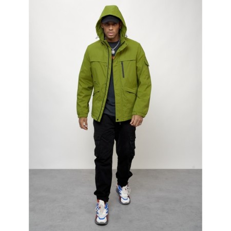 Sports male jacket, size 54, green color-10