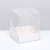 Packaging for confectionery, white, 14.5 x 14.5 x 17.5 cm