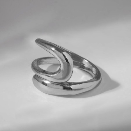 The ring "minimal" the arc, the color is silver, dimensionless-3