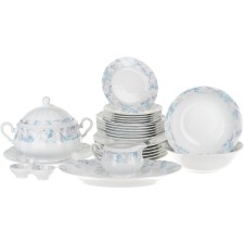 Dining Service 6/25 Rose, Blue Rose decor, 25 items