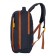 Youth backpack 39 x 26 x 10 cm, ergonomic back, Across G6, black/yellow G-6-2