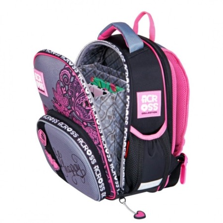 Frame backpack 37 x 28 x 12 cm, across, filling: bag, pencil case-6