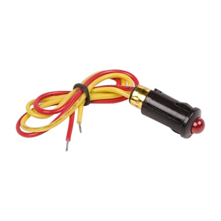 Indicator Ø8 12V with a Red LED (WL-04) rexant wire