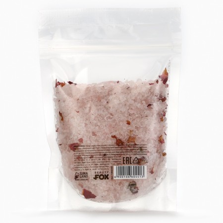 Bath salt with rose petals "The most special of all possible persons", 150 g, Beauty Fox-4