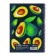 Notebook on the crest of Calligrata "Avocado" A4, 96 sheets, cover coated cardboard, twin-lak, OFSET block
