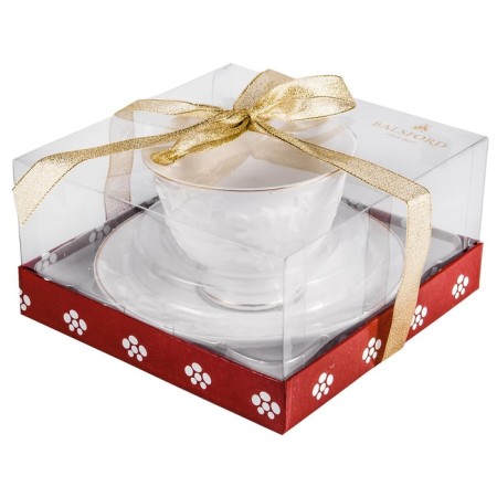 Tea set of Balsford Grace, new bone porcelain, 220 ml, 2 items-3