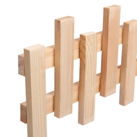Decorative fence, 28 × 88 cm, 1 section, wood, Greengo-8
