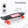 Penniboard Marvel 56 x 16 cm, light wheels PU 60x45 mm, ABEC 7, red color