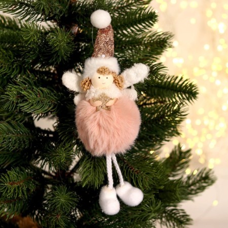 Doll "Flea", on a suspension, color mix