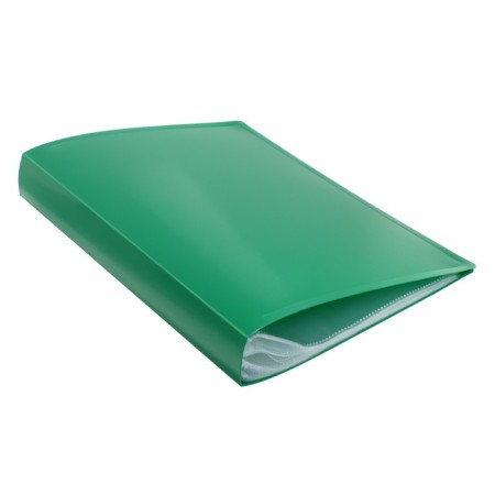 Folder with 80 A4 inserts, 700 μm, calligrata, texture "sand", green-1