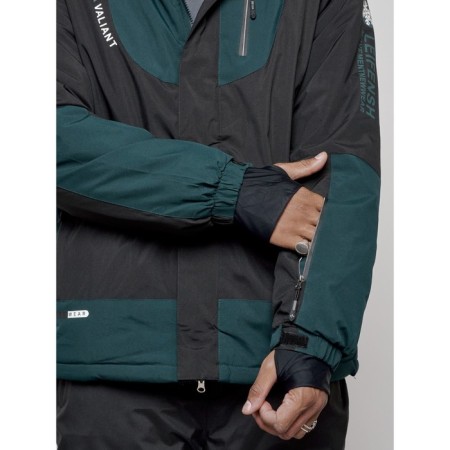 Male ski suit, size 48, black color-9